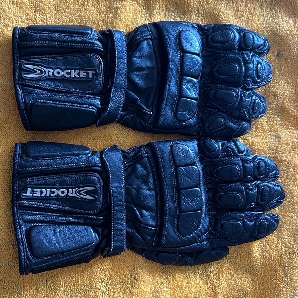 Rocket motorcycle gloves - Black